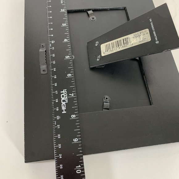 One Crazy Family Photo Black Frame Tabletop Fits 4"x6" Picture Silver Plate - Picture 8 of 12